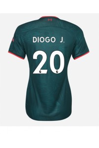 Fotbalové Dres Liverpool Diogo Jota #20 Dámské Třetí Oblečení 2022-23 Krátký Rukáv